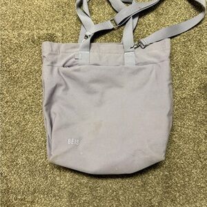BÉIS Gray Tote Bag w/ Adjustable Strap